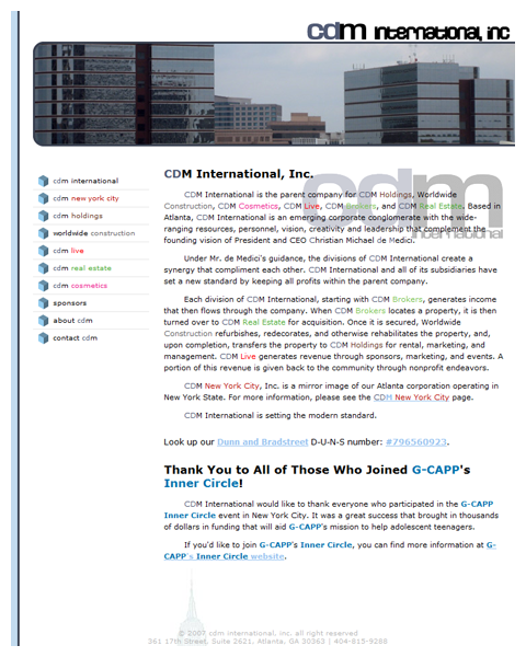 CDM International